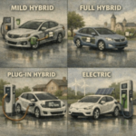 Differenze tra Mild Hybrid, Full Hybrid, Plug‑in Hybrid ed Elettrico Puro