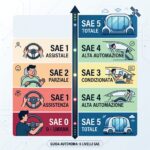 Da SAE 0 a SAE 5: La Guida Autonoma Spiegata Livello per Livello